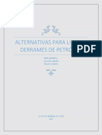 Alternativas para Limpiar Derrames de Petróleo