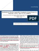 Treatment of Anal Fissure by Lidocaine, Emla, GTN