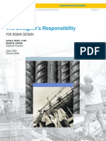 CRSI-Designers Responsibility For Rebar Design PDF