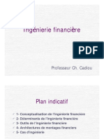 Ingénierie Financière. Professeur Ch. Cadiou