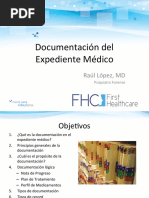 Documentación de Expediente Médico