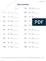 Math Worksheet 5