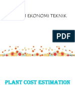 Plant Cost Estimation