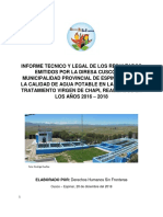 Informe PTAP Agua-Espinar DHSF