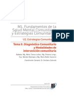 Fundamentos de Salud Mental Comunitaria