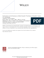 P. Steven Sangren-Psychoanalysis and Its Resistances in Michel Faucault's History of Sexuality Lessons For Anthropology