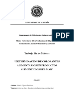 Determinación de Colorantes Alimentarios en Productos Alimenticios Del Mar-López Gutiérrez, Noelia PDF