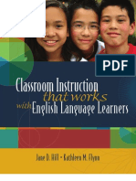 Classroom Instruction That Works With English Language Learners