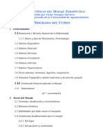 Curso de Masaje Terapéutico