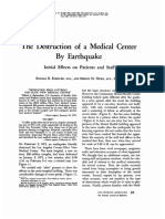 Destruction of Medical Center Earthquake: The A by