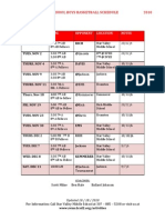 Star Valley Middle School Boys Basketball Schedule 2010