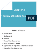 Chapter 3 Literature Review