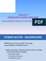 Lecture-3 Pakistan Power Sector: Back-Ground, Present Situation & Future Plans