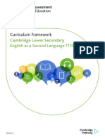 1110 Lower Secondary E2L Curriculum Framework 2018 - tcm143-353954