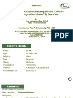 Chronic Obstructive Pulmonary Disease (COPD) Pulmonary Tuberculosis New Case