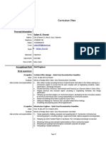 Curriculum Vitae: Personal Information Sallam Q. Shurrab