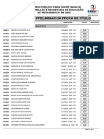 Resultados Preliminar Titulos Professor Musica