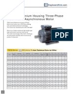 Series Aluminium Housing Three-Phase Multi-Mount Asynchronous Motor