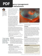 Emergency Management: Retinal Detachment