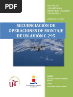 Secuenciación de Operaciones de Montaje de Un Avión C-295