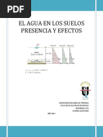 El Agua en Los Suelos - Presencia y Efectos Ejercicios