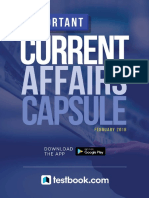 Current Affairs Capsule February 2018 in English 1