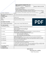 Detailed Lesson Plan: DLP No. 39 Learning Area: Grade Level: 8 Quarter: Third Quarter