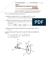 TDsup Torseur Cinematique ROTATION - Corrige