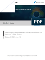 Barracuda NextGen Firewall F WAN Track-Student Guide Rev1