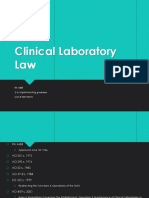 Clinical Laboratory Law RA. 4688