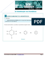 Reação de Substituição Nos Aromáticos