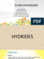 Hydrides and Dihydrogen