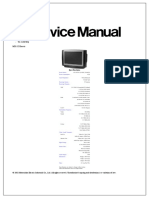 Panasonic Tc-21s85rq Chassis Mx-5z CRT TV SM