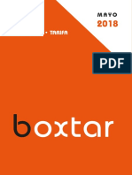 Boxtar Tarifa 2018