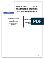 Asian Institute of Computer Studies Caloocan Branch: in New Market Development (Melect)