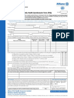 Family Health Questionnaire Form (FHQ) : Allianz EFU Health Insurance Limited Window Takaful Operations