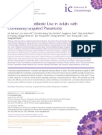 Guideline For Antibiotic Use in Adults With Community-Acquired Pneumonia