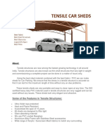 About:: Some of The Features in Tensile Structures