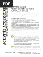 Fiche Pratique Activités Accessoires