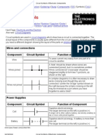 Circuit Symbols of Electronic Components