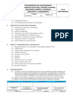 Levantamiento Topografico en Galerías Cruceros Ventanas Bypass Rampas (Pets-Pla-02)