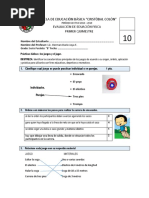 Evaluacion de Educacion Fisica