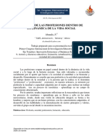 El Papel de Las Profesiones Dentro de La Dinamica de La Vida Social