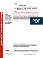 Evaluation of Natural Regeneration of Prunus Africana (Hook. F.) Kalkman in The Operating Sites of The Province of North Kivu at The Democratic Republic of Congo