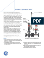 Model Hsra-2 Hydraulic Actuator TB