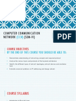 Computer Communication Network (SEM-VI) : Teaching-Learning Plan