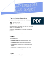 The AR Design Cheat Sheet - Prototypr