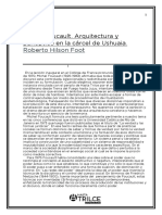 Michel Foucault. Arquitectura y Panóptico en La Cárcel de Ushuaia. Roberto Hilson Foot