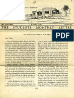 Hall, Manly P. - Students Monthly Letter 4th Year - Secret Doctrine in The Bible Nr.09