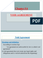 Chapter # 6: Void Agreement